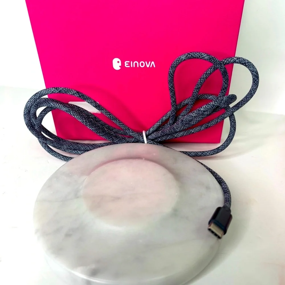Einova White Marble Wireless Charger